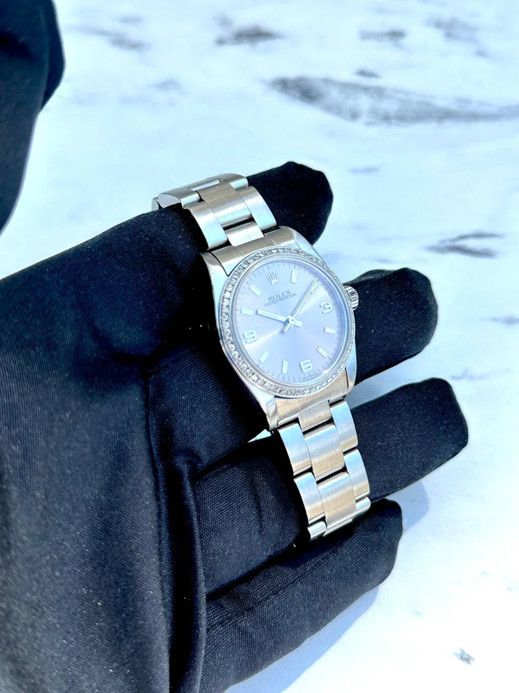 Rolex Oyster Perpetual 31 Custom diamond bezel